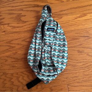 KAVU Chevron Sling Bag crossbody original rope bag purse